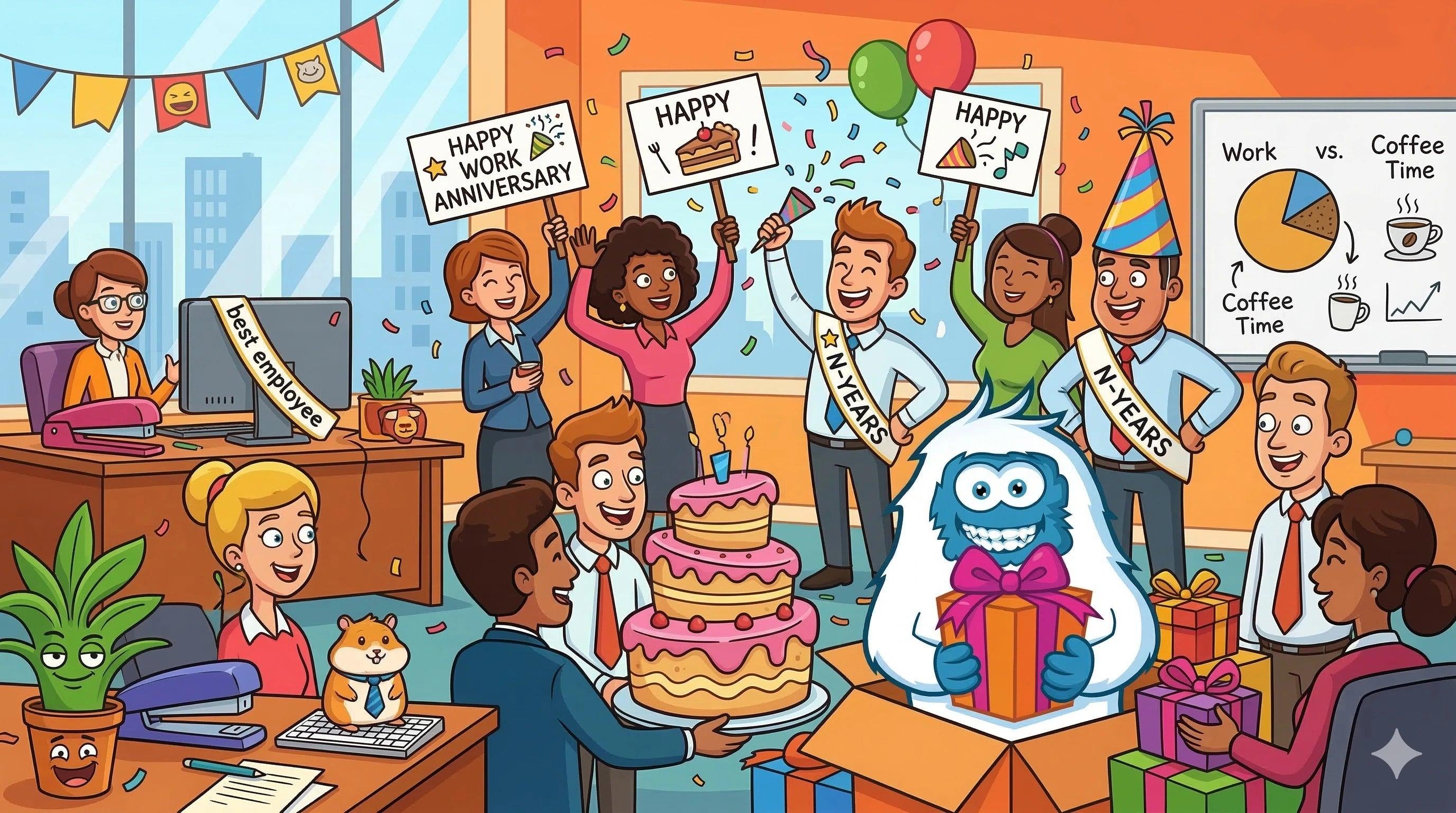 Hilariously Happy Work Anniversary: Celebrate with Laughter