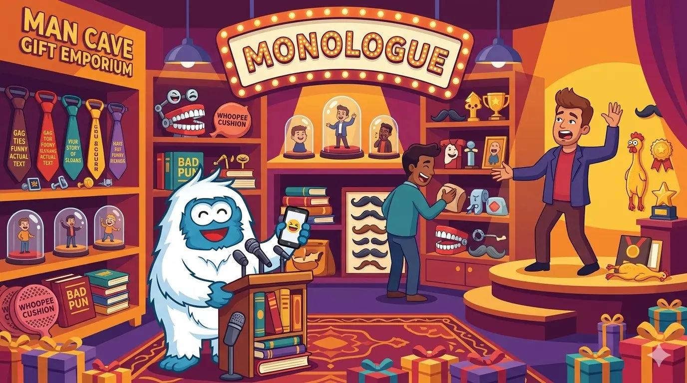 The Funniest Gift Ideas: Humorous Monologues Male Edition