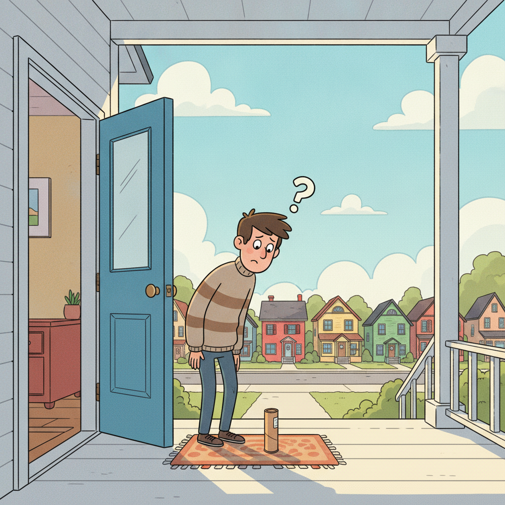 Witty Yeti prank mail illustration