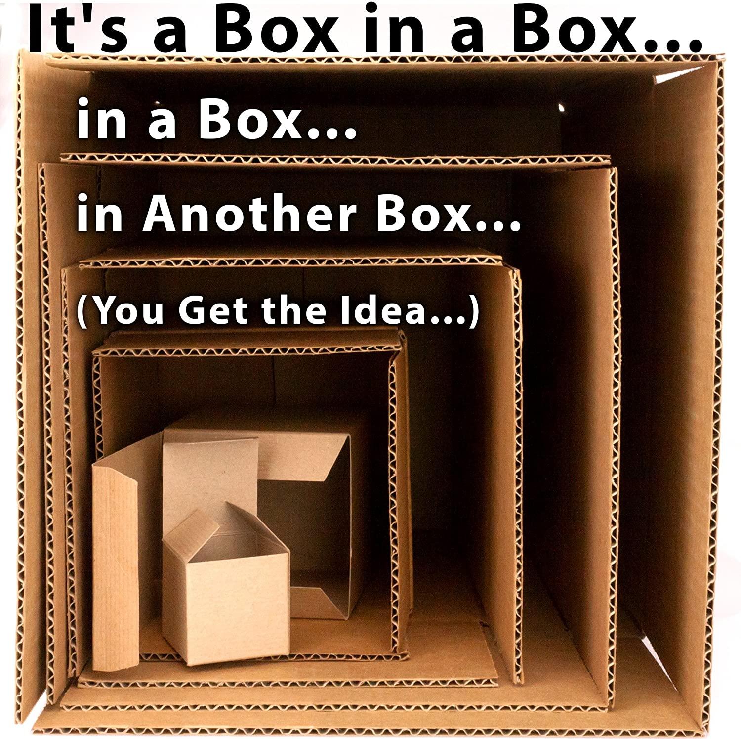 Box in a Box — 3 Sets of 6 Nesting Cartons — alternate view