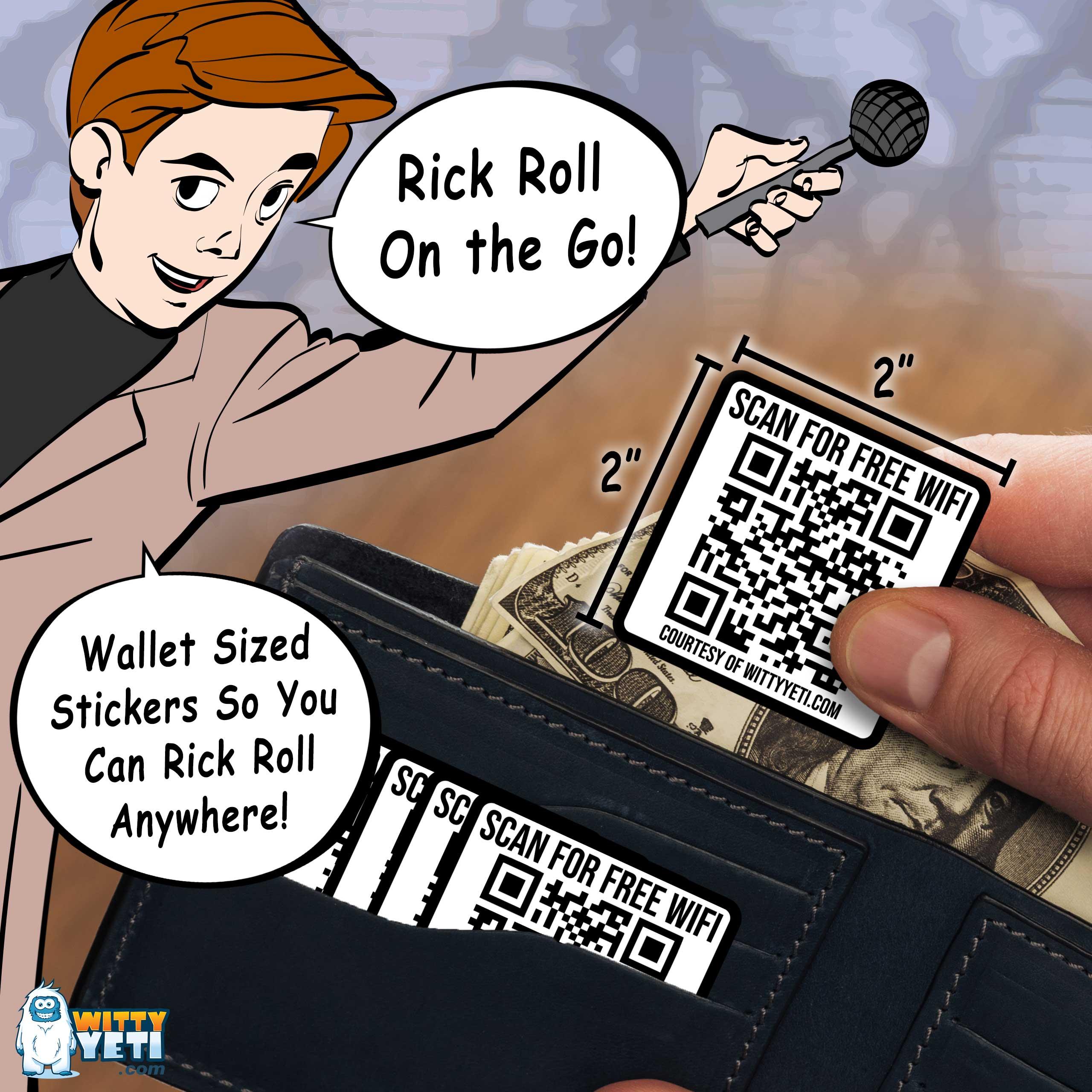 Fake WiFi QR Code Stickers — 25-Pack — alternate view