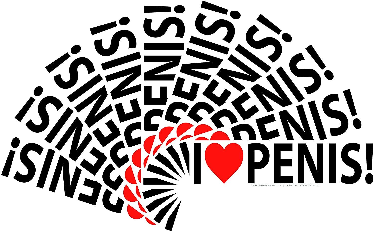 I Heart Penis Stickers