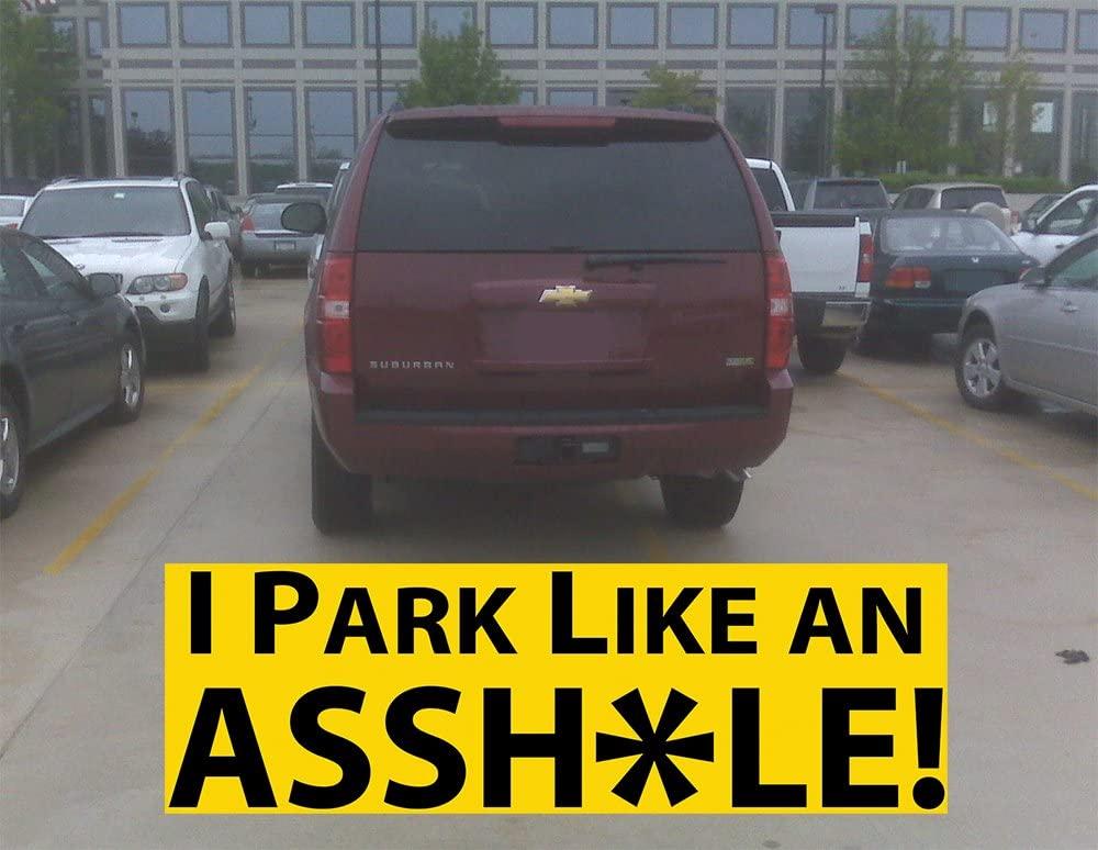 "I Park Like An Ass" Bumper Stickers — 10-Pack — alternate view