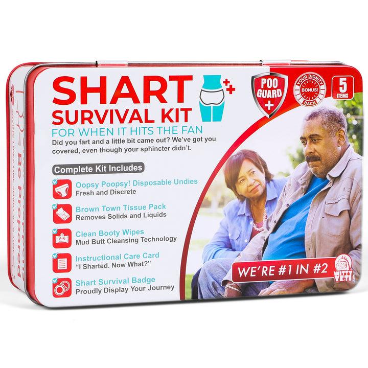 The Original Shart Survival Kit — hinged keepsake tin with emergency supplies