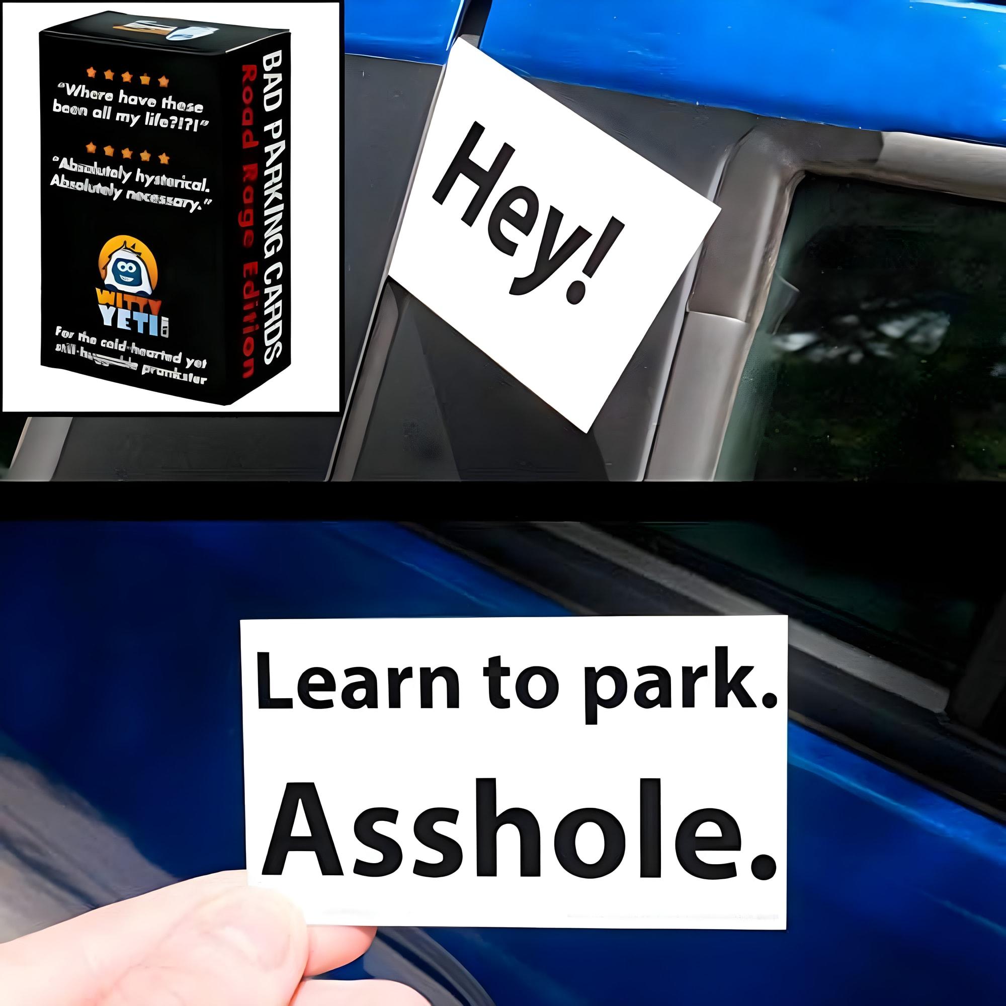 Bad Parking Cards — Road Rage Edition