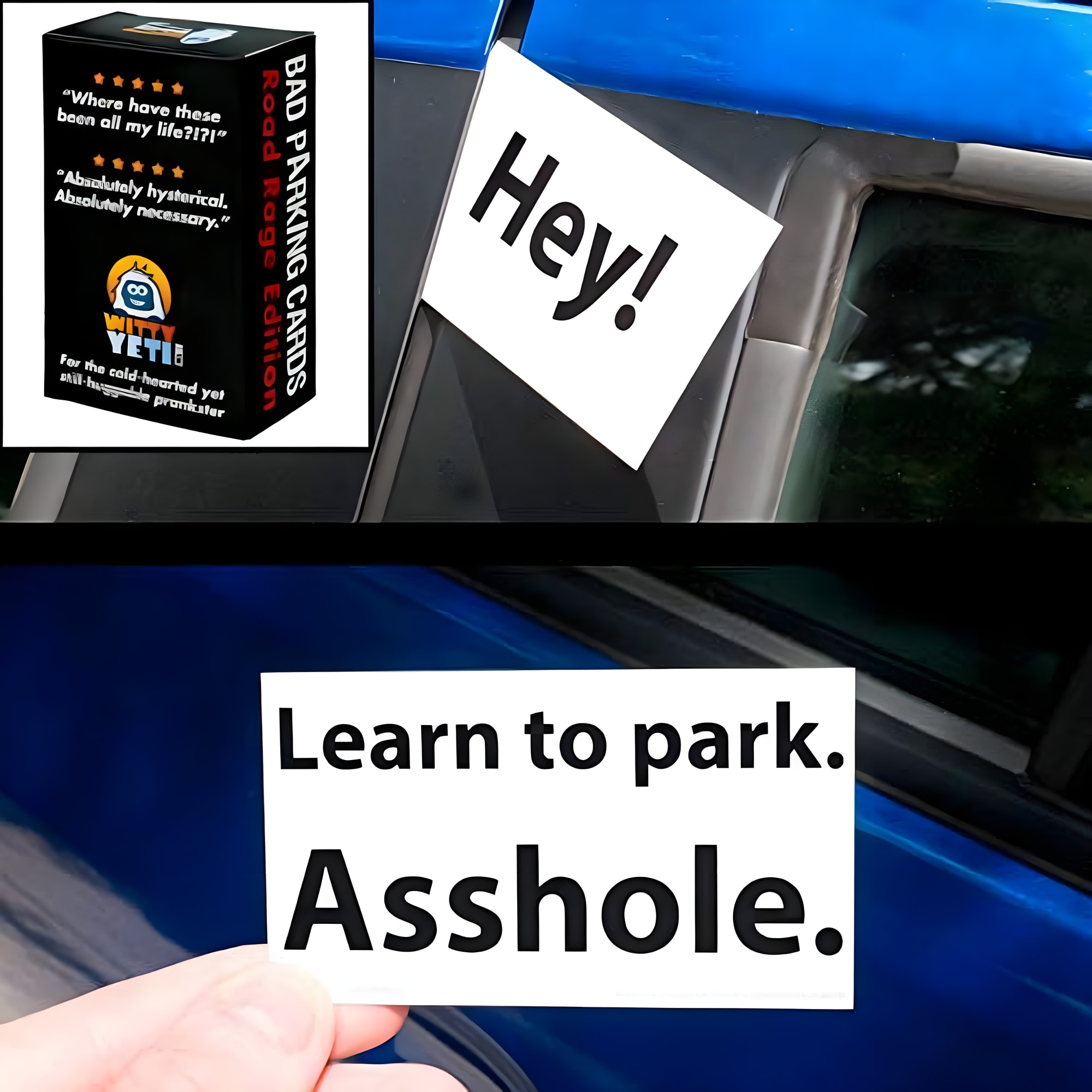 Bad Parking Cards — Road Rage Edition