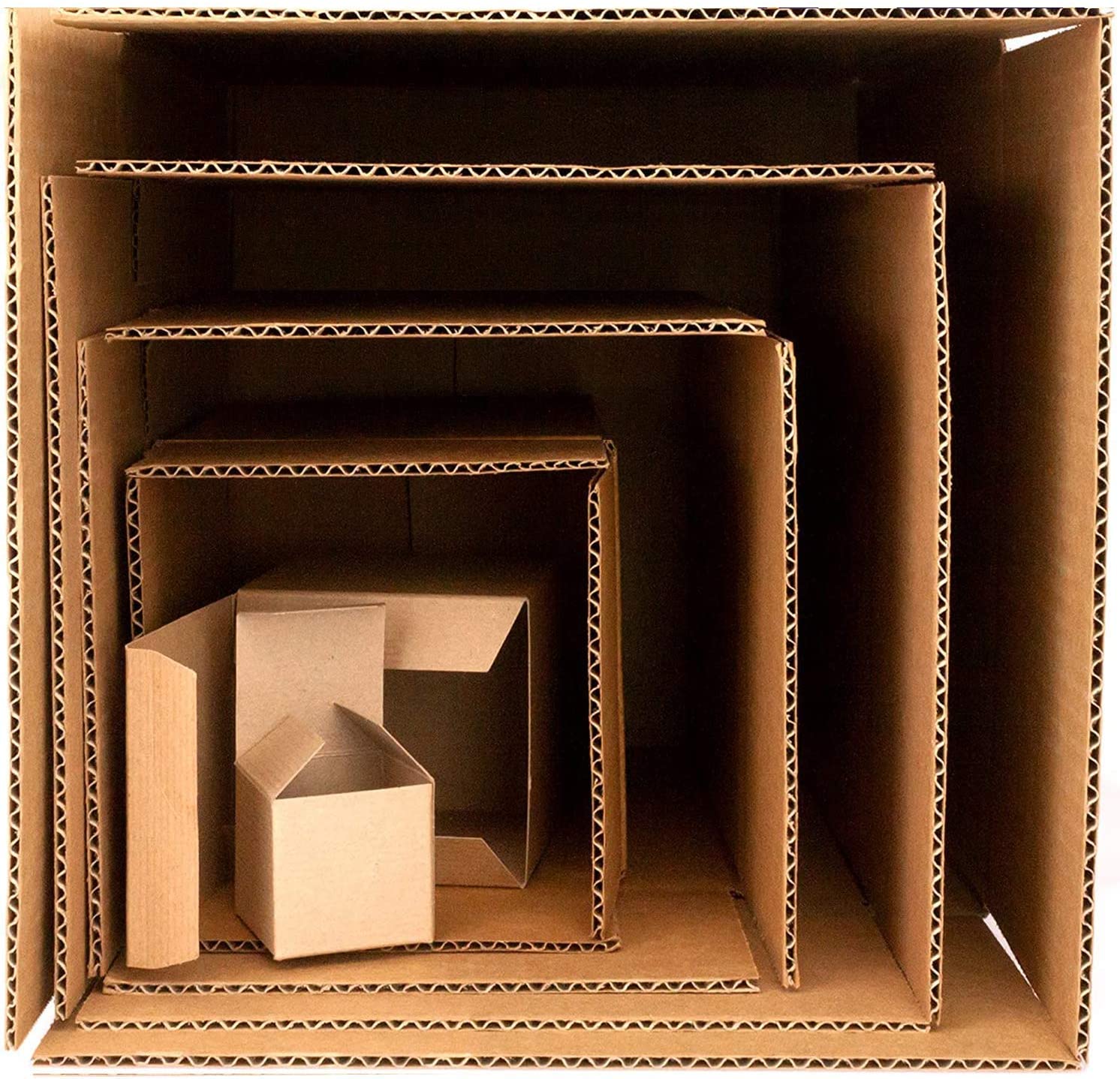 Box in a Box — 3 Sets of 6 Nesting Cartons
